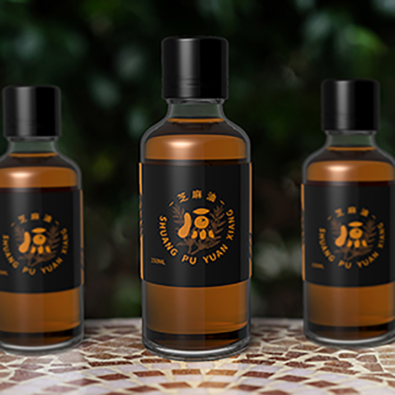 雙浦芝麻油包裝設計